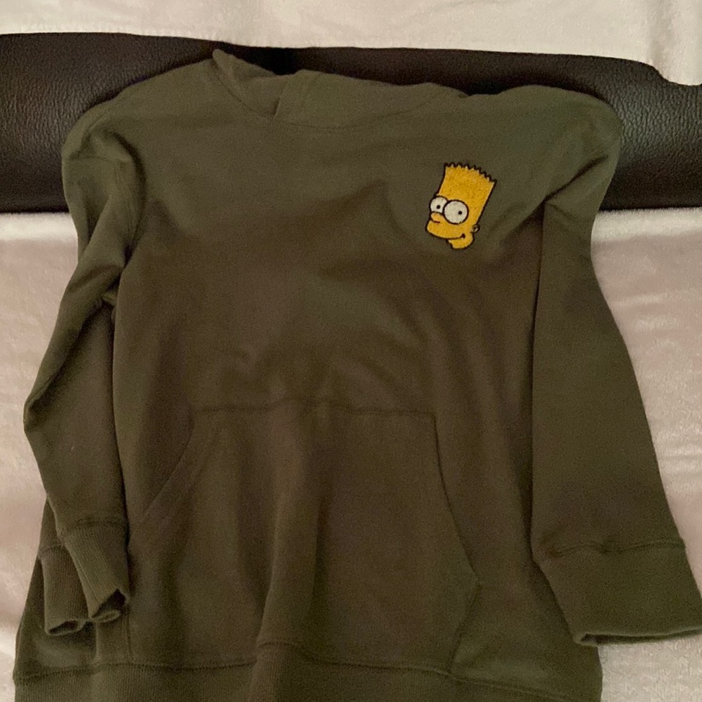 bart simpson pullover hoodie